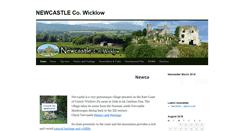 Desktop Screenshot of newcastlewicklow.ie